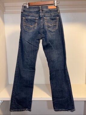 Rock & Roll Cowgirl Dark Blue Flare Jeans